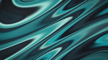 Metalik deniz mavisi kıvrımlı bir arka plan, fütüristik ve parlak bir görünüm yaratıyor. Yüksek kalite 4k görüntü