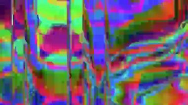 Renkli soyut görseller pürüzsüz akar, modern, canlı bir dokunuş ekleyen dinamik bir kusur etkisi yaratır.