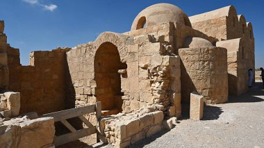 AMRA DESERT Şatosu Utanç verici freskler Jordan