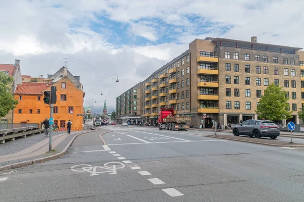デンマーク コペンハーゲン2022年7月26日 コペンハーゲン市内中心部のトルベガデ通り — ストック写真