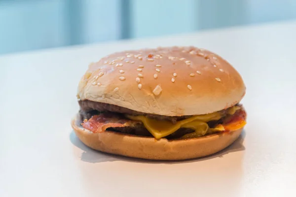 Копенгаген Дания Июля 2022 Mcdonald Mcbacon Burger — стоковое фото