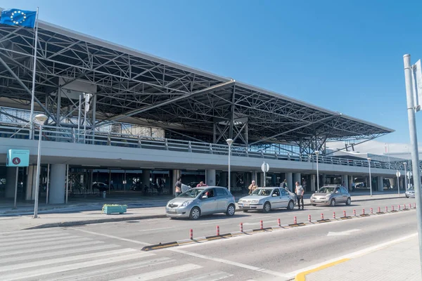 stock image Thessaloniki, Greece - September 28, 2022: Thessaloniki Airport Makedonia (IATA: SKG, ICAO: LGTS), international airport near Thessaloniki, the second-largest city in Greece.
