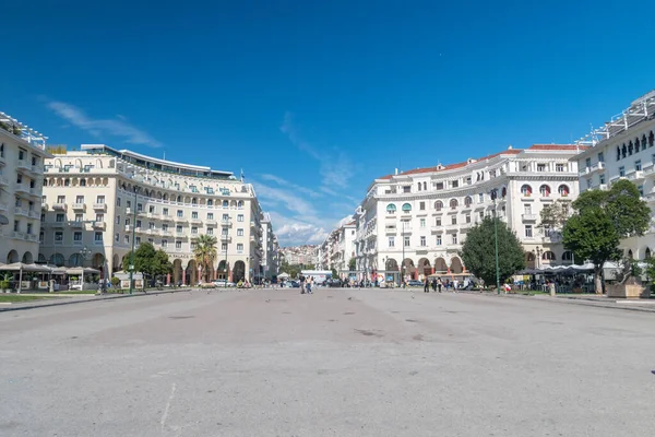 Θεσσαλονίκη Ελλάδα Σεπτεμβρίου 2022 Διάσημη Πλατεία Αριστοτέλους Στη Θεσσαλονίκη — Φωτογραφία Αρχείου