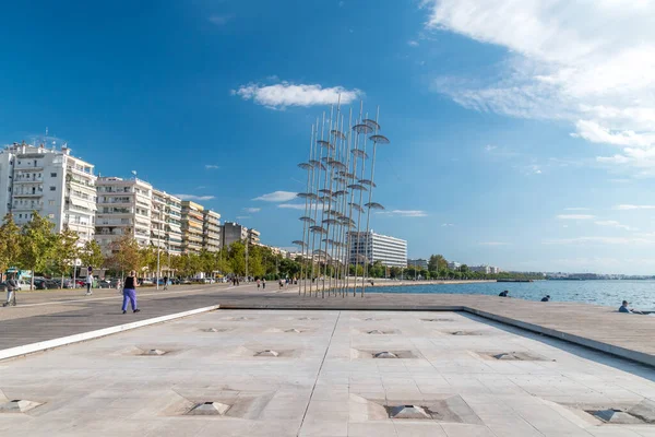 Thessaloniki Griekenland September 2022 Paraplu Kunst Thessaloniki — Stockfoto