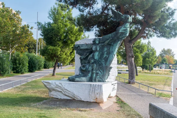 Thessaloniki Griechenland September 2022 Denkmal Des Hellenismus Ostthrakien — Stockfoto