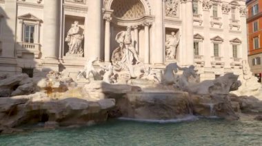 Rome, Italy - December 7, 2022: Trevi Fountain (Fontana di Trevi).