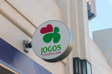 Lizbon, Portekiz - 6 Aralık 2022: Jogos Santa Casa Logosu.