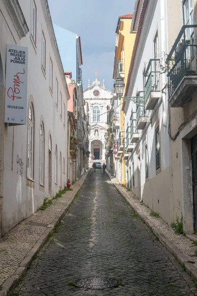 Lizbona Portugalia Grudnia 2022 Vale Street Muzeum Julio Pomara — Zdjęcie stockowe