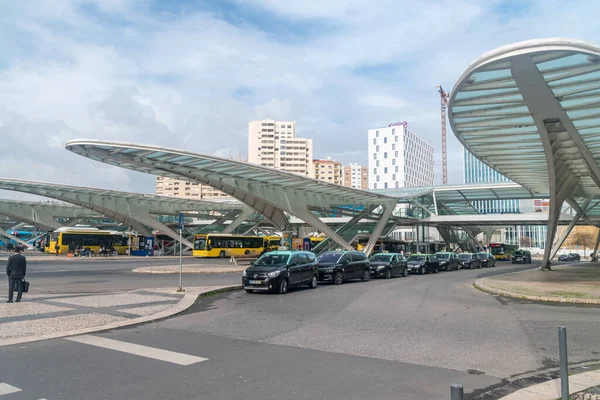 Лиссабон Португалия Декабря 2022 Gare Oriente Лиссабон Oriente Station One — стоковое фото