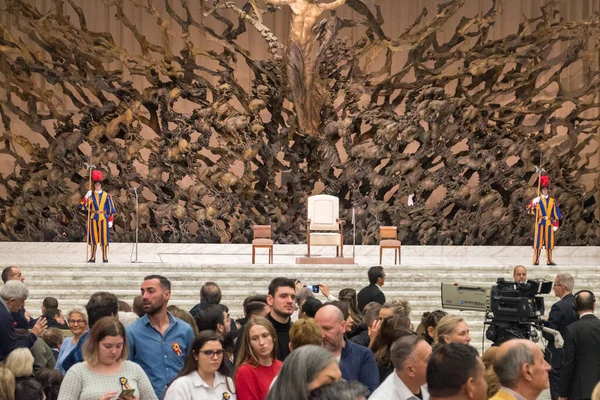 Ватикан Ватикан Декабря 2022 Года Зрительный Зал Павла — стоковое фото