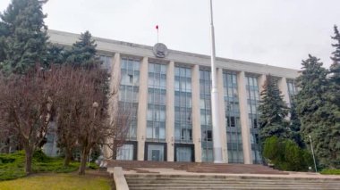 Chisinau, Moldova - 8 Mart 2023: Moldova Cumhuriyeti Hükümeti.