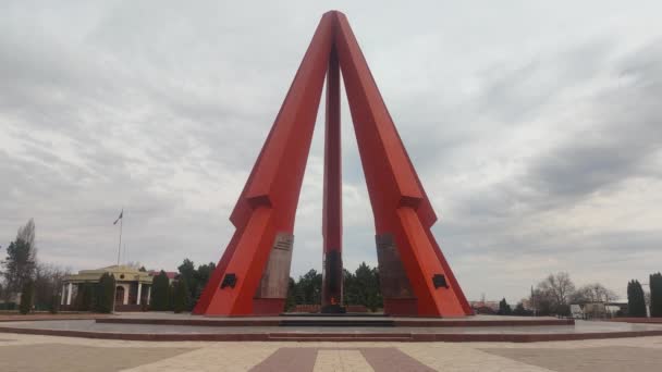 Chisinau Moldova March 2023 Eternity Memorial Complex Chisinau — 图库视频影像