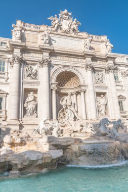 Rome, Italy - December 7, 2022: Trevi Fountain (Fontana di Trevi).