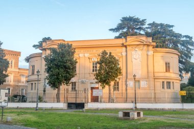 Roma, İtalya - 7 Aralık 2022: Sardunya Grenadiers Tarihi Müzesi (Müze Storico dei Granatieri di Sardegna).