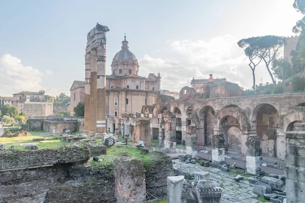 Rom Italien December 2022 Ruinerna Forum Romanum — Stockfoto