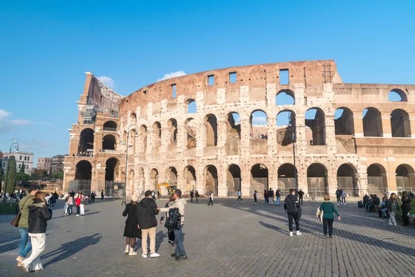 Рим Італія Грудня 2022 Відомий Колізей Римі — стокове фото