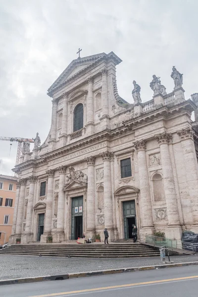 意大利罗马 2022年12月8日 圣乔凡尼教堂 San Giovanni Dei Fiorentini — 图库照片