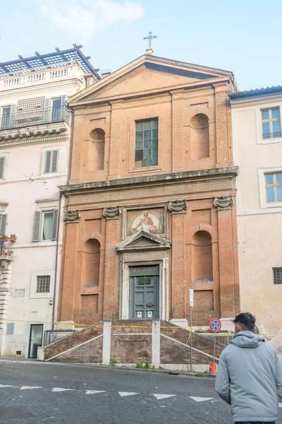 意大利罗马 2022年12月8日 San Giuseppe Capo Case Church — 图库照片