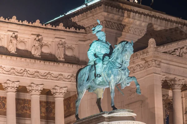 Róma Olaszország 2022 December Victor Emmanuel Emlékmű Monumento Nazionale Vittorio — Stock Fotó