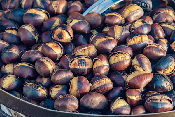 Eat Roasted Chestnuts Roasted Chestnuts Sale Royalty Free Stock Photos