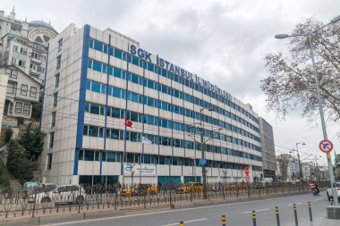 İstanbul, Türkiye - 11 Aralık 2022: SGK İstanbul İl Müdürlüğü (SGK İstanbul Il Mudurlugu).