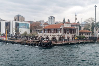 İstanbul, Türkiye - 10 Aralık 2022: Beşiktaş İskelesi.