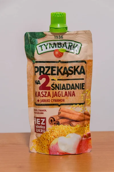 Pruszcz Gdanski Polen Oktober 2022 Tymbark Snack Zum Zweiten Frühstück — Stockfoto