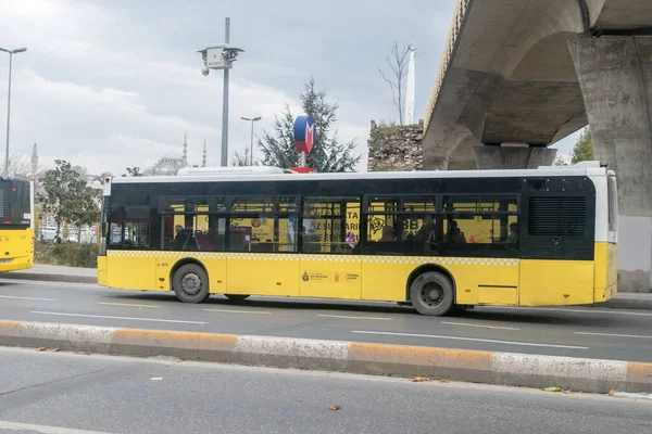 Istanbul Turkije December 2022 Bus Van Het Openbaar Vervoer Istanbul — Stockfoto