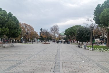 İstanbul, Türkiye - 10 Aralık 2022: Sultanahmet Meydanı.