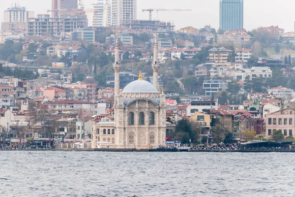 Istanbul Turquie Décembre 2022 Mosquée Ortakoy Turque Ortakoy Camii Connue — Photo