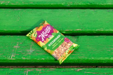 Chisinau, Moldova - 8 Mart 2023: Cozonac Paketi.