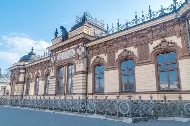 Chisinau, Moldova - 8 Mart 2023: Ulusal Güzel Sanatlar Müzesi. Chisinau 'daki Herta Evi.