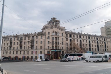 Chisinau, Moldova - 8 Mart 2023: Moldova 'nın başkenti Chisinau Otel.