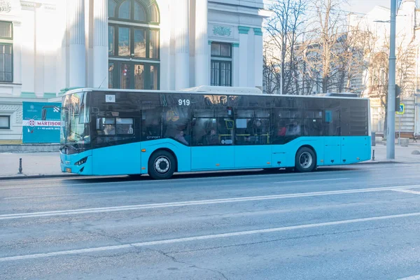 Chisinau Moldavia Marzo 2023 Autobús Urbano Chisinau — Foto de Stock