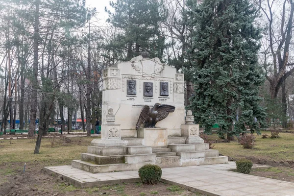 Kiszyniów Mołdawia Marca 2023 Pomnik Trojga Męczenników Besarabian Narodu Cathedral — Zdjęcie stockowe