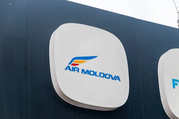 Chisinau Moldawien März 2023 Logo Der Fluggesellschaft Air Moldova — Stockfoto