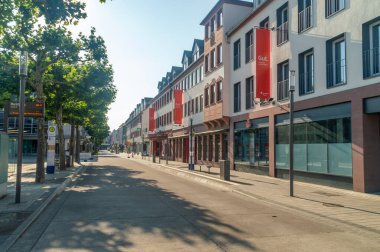 Hanau, Almanya - 25 Haziran 2023 Hanau Marktplatz 'da.