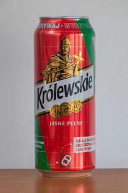 Pruszcz Gdanski, Polonya - 31 Mart 2024: Krolewskie birası.