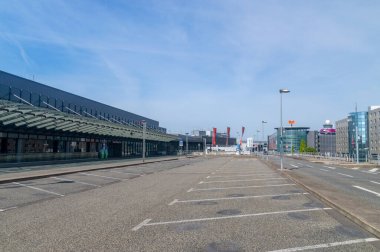 Hanover, Almanya - 27 Nisan 2024 Hanover Havaalanı.