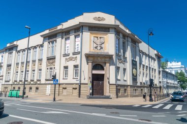 Lublin, Polonya - 26 Mayıs 2024: Lublin 'deki eski Polonya Bankası.