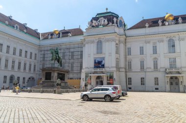 Vienna, Austria - June 8, 2024: The Austrian National Library (Osterreichische Nationalbibliothek). Largest library in Austria. clipart