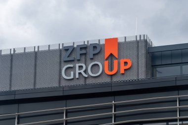 Breclav, Çek Cumhuriyeti - 28 Temmuz 2024: ZFP Grubu Logosu.