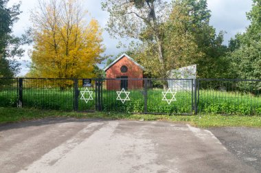 Sochaczew, Poland - October 6, 2024: Jewish Cemetery in Sochaczew. clipart