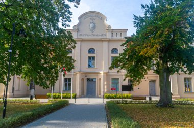 Pniewy, Polonya - 19 Ekim 2024: Emilia Sczaniecka Genel Lisesi.