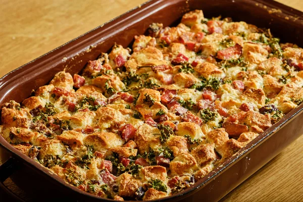 Tasty Czech Spring Stuffing Cooking Pan — Stock Photo, Image