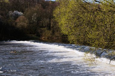 Çek Cumhuriyeti 'nin Kadan kentinde Ohre Nehri