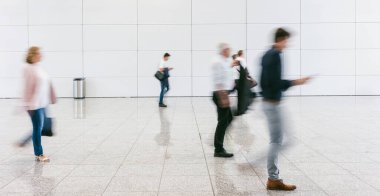 İş adamları konsept imajı kalabalığı