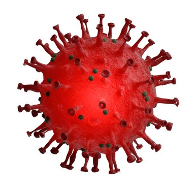 Çin patojen solunum yolu Coronavirus 2019 ncov grip salgını. Tehlikeli Asya Ncov Corona virüsü, SARS salgını risk konsepti görüntüsü. Beyaz arkaplan üzerinde izo