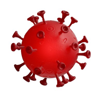 Coronavirus 2019-ncov grip enfeksiyonu. Çin patojen solunum yolu virüsü hücreleri. Tehlikeli Asya ncov corona virüsü, salgın riski izoob beyaz arka plan