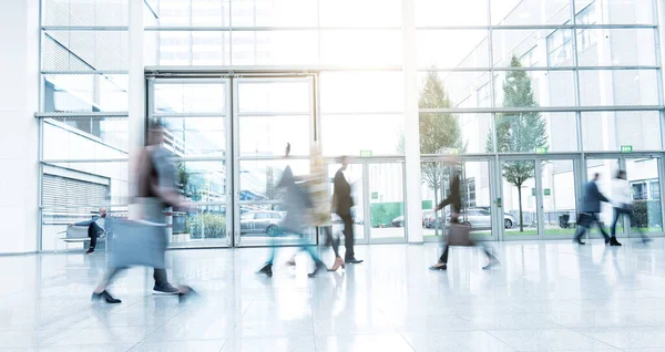 stock image Abstract Image of Blurred business people at a trade fair